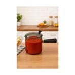 Çok Amaçlı Dayanıklı Cam Cezve & Sosluk 550 ml - Ahşap Saplı Modern Tasarım