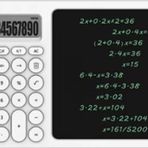 Çok Amaçlı Digital Hesap Makinesi Lcd Ekran Yazma Tableti Ofis Okul İçin Silinebilir El Yazısı Not D
