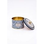 Çok Amaçlı Dokulu Saklama Kabı, Dekoratif Saklama Kutusu 14 Cm, Azulejos (Azulejos Hope)