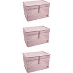 Çok Amaçlı Düzenleyici Kutu Organizer Cırt Cırtlı Hurç Mega Plus Boy 40CM x 30CM x 70CM (3 Adet) ( Lisinya ) - Çok Renkli - 180 x 210 cm