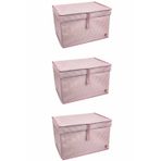Çok Amaçlı Düzenleyici Kutu Organizer Cırt Cırtlı Hurç Mega Plus Boy 40cm X 30cm X 70cm (3 Adet)