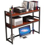 Çok Amaçlı Masaüstü Kitaplık Ferforje Depolama Rafları Raf Masa nizer Tezgah Hutch için 105x32x90cm