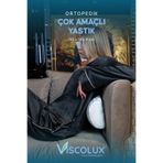 Çok Amaçlı Ortopedik Visco Yastık - Horlama Yastığı Hamile Yastığı Pembe 42x18x9, Mavi