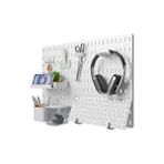 Çok Amaçlı Pano Organizatör Set 3 (52X36CM) Dübelli - Beyaz