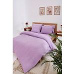 ÇOK AMAÇLI PİKE & YATAK ÖRTÜSÜ & NEVRESİM TAKIMI MONT BLANC (Lila)