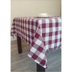 Çok Amaçlı Piknik Masa Örtüsü Sofra Bezi Bordo 150x150