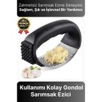 Çok Amaçlı Pratik Kullanımı Kolay Paslanmaz Çelik Rende Öğütme Presi Manuel Gondol Sarımsak Ezici - diğer - 0 - Siyah