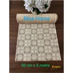 Çok Amaçlı Pvc Dekoratif Raf ve Dolap Örtüsü, Krem, 50 cm x 5 M - Ahşap - Bej - Seçenek 1