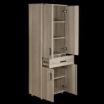 Cok Amacli St Dolap 180 Cm Hard Parlak Cordoba Suntalem 4Raf 1Cekmece El Yapim