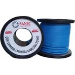 Çok Damarlı Montaj Kablosu - 22 Awg - 20 Metre - Mavi - standart