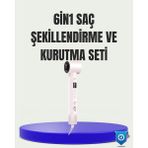 Çok Fonksiyonlu 6 Başlıklı Saç Kurutma ve Şekillendirme Seti - Lisinya - Ahşap