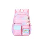 Çok Fonksiyonlu Büyük Boy Su Geçirmez Okul Çantası (Pembe)