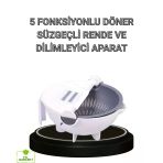 Çok Fonksiyonlu Döner Rende Süzgeç Hazneli Ergonomik Sebze Doğrayıcı Mir79451342