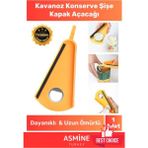 Çok Fonksiyonlu Pratik V Şekilli Kavanoz ve Şişe Kapak Açacağı, Turuncu - Altın