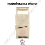 Çok Fonksiyonlu Sebze Doğrayıcı - Bej - Krem - ÇOK FONKSİYONLU