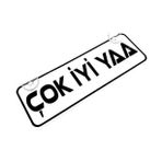 Çok İyi Yaa Yazılı Sök Tak Dekor Plaka