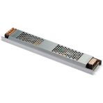 Çok Kaliteli, Alüminyum Gövde 12V, 360W 33A Super Slım Trafo, 360W LED Driver 25 cm Trafo - Gri