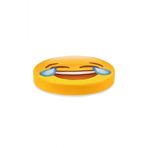 Çok Mutlu Emoji Tasarım Daire Yastık Minder 40X40x5 Cm