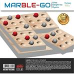Çok Renkli Ahşap Marble-Go Oyunu, Eğlenceli ve Öğretici Renkli Taşlar Seti - Seçenek 1 - Açık Bej