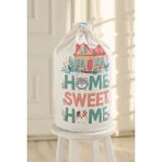 Çok Renkli Ays Home Sweet Home Damacana Kılıfı, Şık ve Koruyucu Tasarım - Açık Beyaz - Gri - Seçenek 1