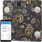 Çok Renkli Cam Dijital Tartı, Akıllı Bluetooth Ölçüm Aleti
