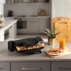 Çok Renkli Contact Grill ve Tost Makinesi Siyah, Pratik ve Şık Mutfak Aracı - Açık Bej