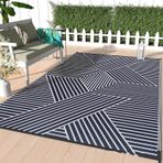 Çok renkli dış mekan halısı su geçirmez ve kaymaz bahçe matı, balkon, veranda, kamp ve bahçe için, katlanabilir, hava koşullarına dayanıklı, her türlü dış mekan için ideal