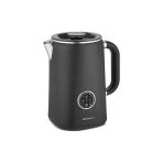 Çok Renkli Termal Su Isıtıcı Kettle Siyah, Pratik ve Şık Tasarım