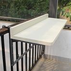 Çok yönlü ayarlanabilir katlanır masa, asılı katlanır balkon masası, asma balkon masası, balkon korkuluğu asma masası, katlanır balkon veranda masası, yan sehpa