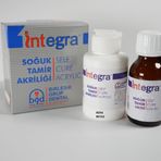 COKLEAS Integra Diş Hekimliği Fakültesi Öğrencileri Için Soğuk Tamir Akriliği 80 gr Akrilik 50 ml Likit Beyaz Renk Akrilik