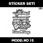 Coklu Cam Yazilari - Sticker Araba Cam Bagaj Uyumlu Et,Ket Kask Motosiklet Dolap Cam Uyumlu Yapiskan