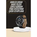 Çoklu Kordon Hediyeli Akıllı Saat Çağrı Cevaplama Müzik Dinleme Dokunmatik Ekran - Çok Renkli