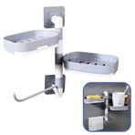 Çoklu Sabun Tutucu Fonksiyonel Banyo Sabunluk (5067)