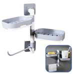 Çoklu Sabun Tutucu Fonksiyonel Banyo Sabunluk (5433)