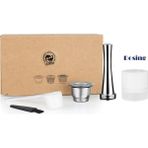 Çoklu Stil Nespresso Için Icafilas Yeniden Kullanılabilir Kahve Kapsülü Paslanmaz Çelik Doldurulabilir Filtreler Espresso Fincan Fit Inissia & Pixie Kahve Makinesi (Yurt Dışından) - kahve filtresi
