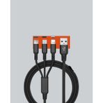 Çoklu USB Şarj Kablosu – 1,2m Hızlı Şarj, 3A Güçlü Akım ( Lisinya )