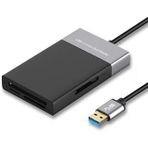Çoklu Xqd Kart Okuyucu 6In1 Fonksiyonlu 3.0 X 2 Usb Girişi Xqd Tf Cf Sd Card Reader