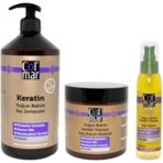 Col-Mar Keratin Tuzsuz 1000 ml Şampuan + 500 ml Saç Maskesi + 120 ml Saç Serumu