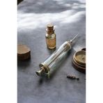 COLD BREW TREND by uğur cadırcı Büyük Boy Cam Şırınga 20 cc (20 ml) - Metal Pistonlu ve Metal Uçlu Laboratuvar Tipi