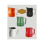 COLDBREWTREND Profesyonel Barista Kırmızı Süt Potu (Pitcher) - Latte Art Uyumlu 500 ml - 5 RENK SEÇENEĞİ