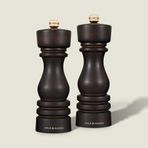 Cole & Mason London Çikolata Renkli Ahşap 180 mm Tuz ve Biber Değirmenleri