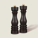 Cole & Mason London Çikolata Renkli Ahşap 220 mm Tuz ve Biber Değirmenleri