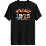 Colermi 1975 Vintage Echo Tişört - Siyah - XL