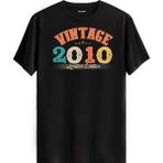 Colermi 2010 Vintage Echo Tişört - Siyah - 2XL