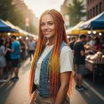 Colezium Afrika Örgüsü Ve Rasta İçin Sen Ombreli / Tcu / Sarı / Hardal Sarısı