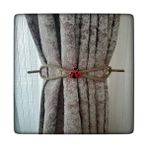 Colezium Braçol Kanat Perde Tokası Tül Perde Tutucu Perde Süs Uğur Böceği Ile Uğur Gelsin
