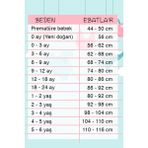 Colezium Hello Little Bear Baskılı 5 Parça %100 Pamuk Erkek Bebek Hastane Çıkışı - Renkli