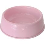Colezium Kedi Köpek Plastik Mama ve Su Kabı 20 cm - 200 ml Pembe