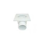Colezium Plastik Yer Süzgeci 10X10 cm 50 mm Yandan Çıkış