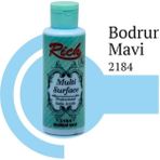 Colezium Rich Multi Surface 2184 Bodrum Mavi Akrilik Boya 120 cc